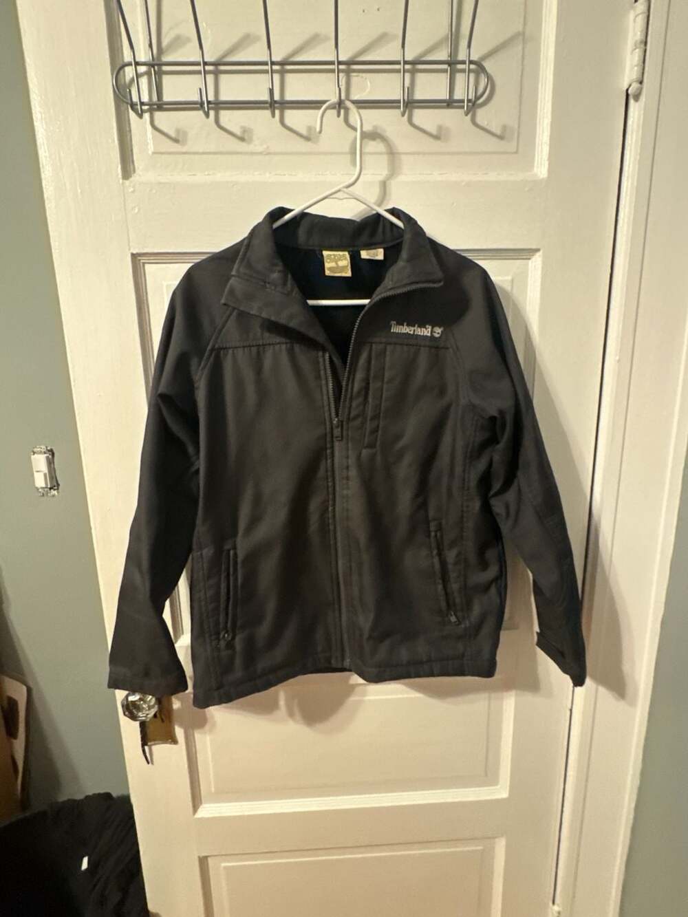 Timberland Youth Black Full-Zip Softshell Jacket Size XL (20)